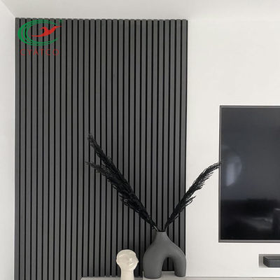 Qualidade  Thickness 21mm Wooden Acoustic Panels Moistureproof Sound Absorbing fábrica