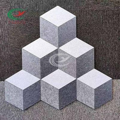 Qualidade  Beveled Edge PET Acoustic Sound Tiles Noise Cancelling Practical fábrica