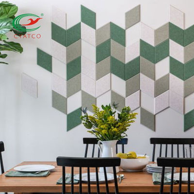 Telhas acústicas multicoloridos decorativas para fazer isolamento sonoro Nontoxic