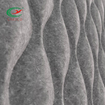 Decorativo multicolorido Textured ondulado à prova de fogo interior dos painéis de parede
