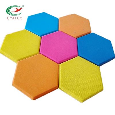 Design de painel acústico hexagonal à prova de umidade Amortecimento de som inofensivo