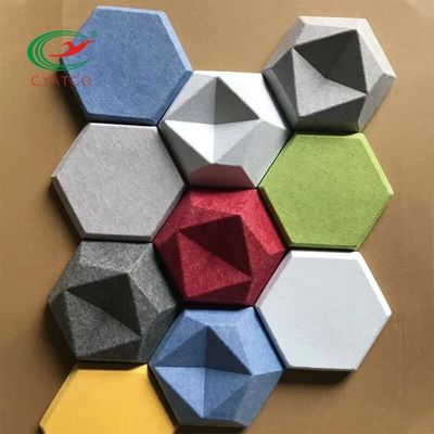 A parede acústica dos painéis de teto do hexágono de Multiscene telha inodoro Nontoxic