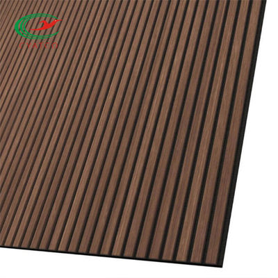 Painéis de madeira acústicos inofensivos Nontoxic da veneziana, fogo - venezianas acústicas do teto do retardador