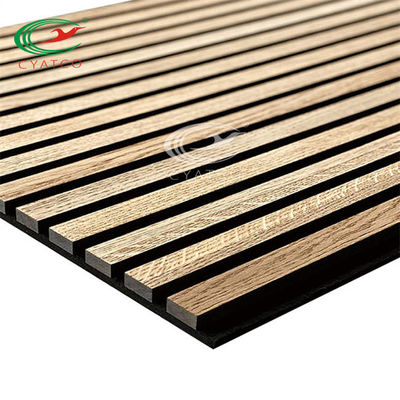 Painéis de madeira acústicos inofensivos duráveis, placa de madeira da prova sadia Nontoxic