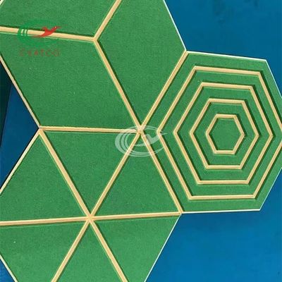 A parede sentida Nontoxic gravada almofada a absorção sadia para a sala de conferências interior