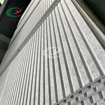 Absorção sadia de pouco peso sentida cinzelada de Mildewproof da placa acústica do ANIMAL DE ESTIMAÇÃO