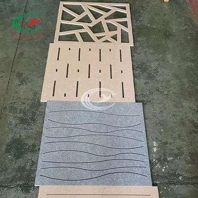 Espessura insípido 12mm dos painéis de parede de feltro do poliéster para a sala de reunião