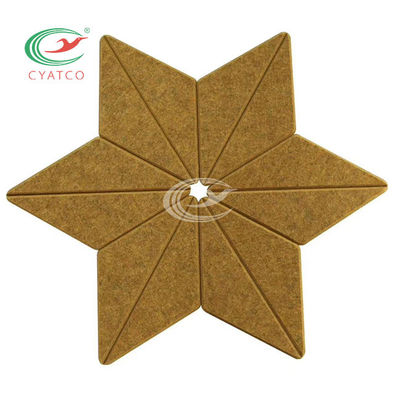 Absorção sadia de pouco peso sentida cinzelada de Mildewproof da placa acústica do ANIMAL DE ESTIMAÇÃO