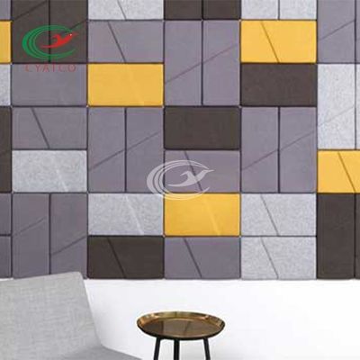 Telhas acústicas multicoloridos decorativas para fazer isolamento sonoro Nontoxic