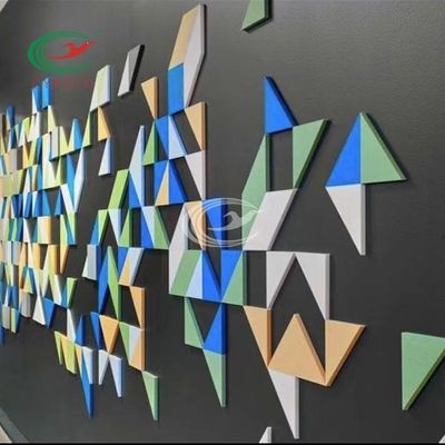 Painéis de umedecimento do som interior do triângulo, ruído de Multiscene que cancela os painéis de parede