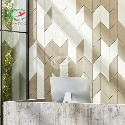 2200gsm Painéis de parede de feltro Sala de reuniões Absorção de som Arte mural ASTM E84 Padrão dos EUA
