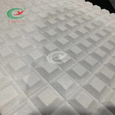 O cubo 3D Textured o painel acústico de fibra de poliéster à prova de som para KTV