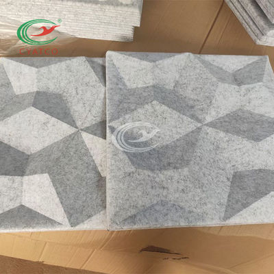 3D inofensivo estável Diamond Wall Panels, folhas audio multicoloridos da absorção