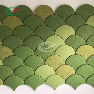 Painel inodoro prático da fibra de poliéster, textura acústica da placa de Mildewproof