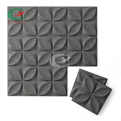 O painel acústico Textured de fibra de poliéster da borboleta Nontoxic torna