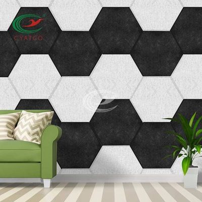 Painel de parede acústico moderno de polímero reciclado classe A ASTM E84 40+ cores