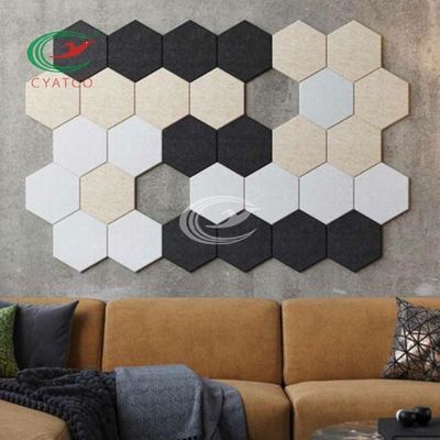 Painel de parede acústico moderno de polímero reciclado classe A ASTM E84 40+ cores