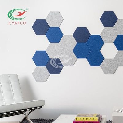 Painéis acústicos Eco prático do hexágono à prova de som do OEM amigável