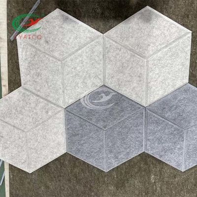 Painéis sadios do hexágono Nontoxic à prova de fogo, telhas acústicas do hexágono de múltiplos propósitos