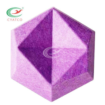 Bens dos painéis acústicos do hexágono da fibra de poliéster 3D para Music Room