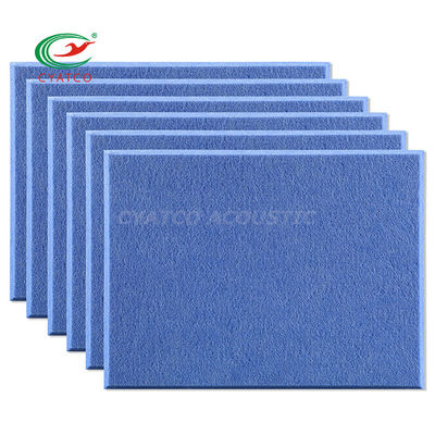 Forma personalizada Painéis de parede de feltro azul Eco-friendly Tratamento acústico para sala de aula